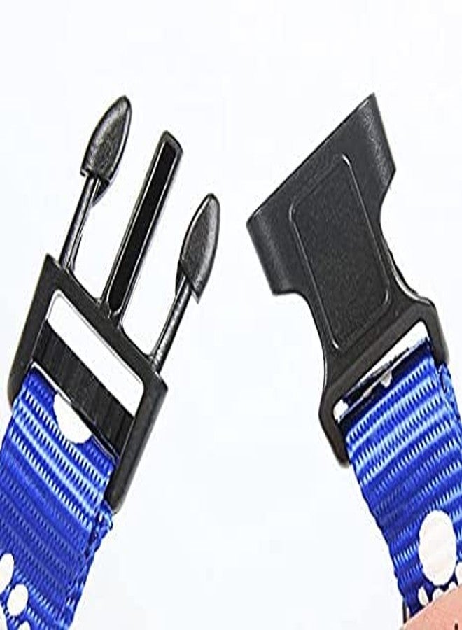 Pups&Pets Adjustable Leash with Harness Set Paw Printed Nylon Puppy Harness for All Breeds Dogs, Cat and Puppies (Color as per Availability) - Adjustable Chest: 35 cm-50cm - Image 3